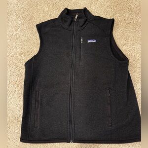 Patagonia Sweater Vest, Black, L